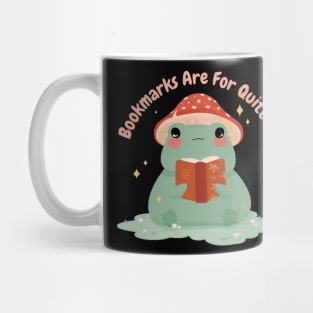 Frog Animal Reading Book Mug